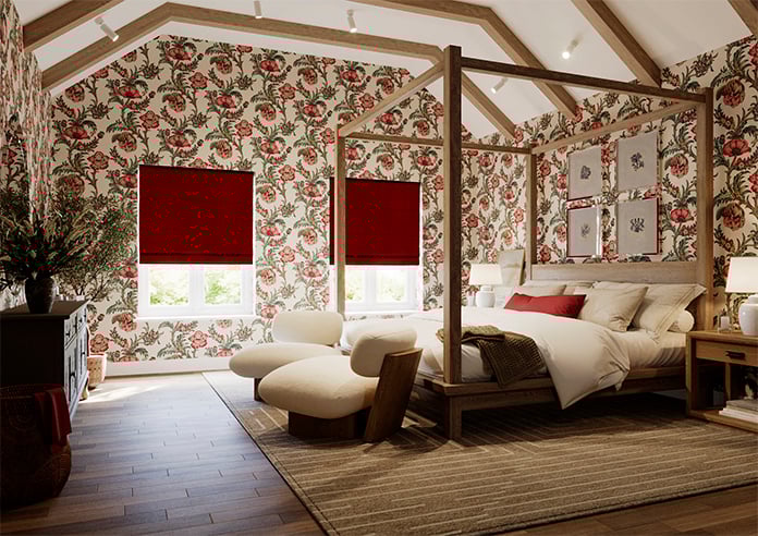 Kent, Wine - Roman Blind - Image 7